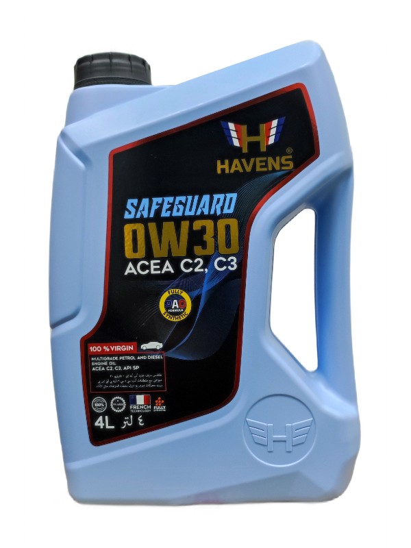 фото Моторное масло Havens Safeguard SAE 0W-30 ACEA C2/C3, API SP, SN PLUS SN/CF 4л 