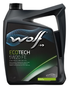 Картинка Моторное масло WOLF ECOTECH 5W-20 4л 