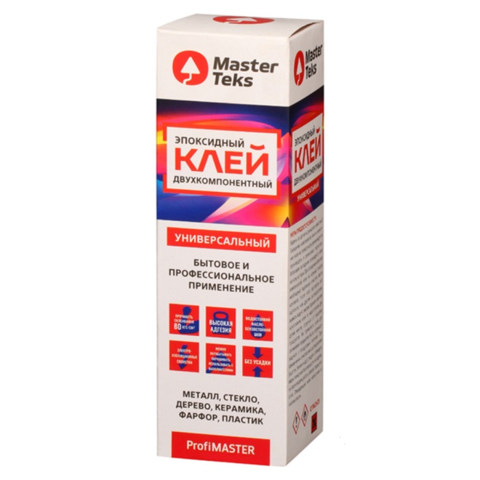 фото Клей эпоксидный двухкомп. MasterTeks ProfiMaster универс.140 гр. 