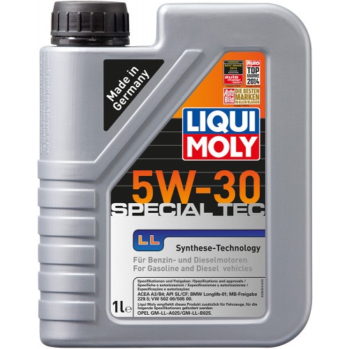 Картинка Моторное масло Liqui Moly HC Special Tec LL 5W-30 API SL/CF 1 л 