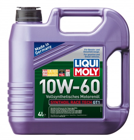 фото Моторное масло Liqui Moly Synthoil Race Tech GT1 10W-60 SL/CF 4л 