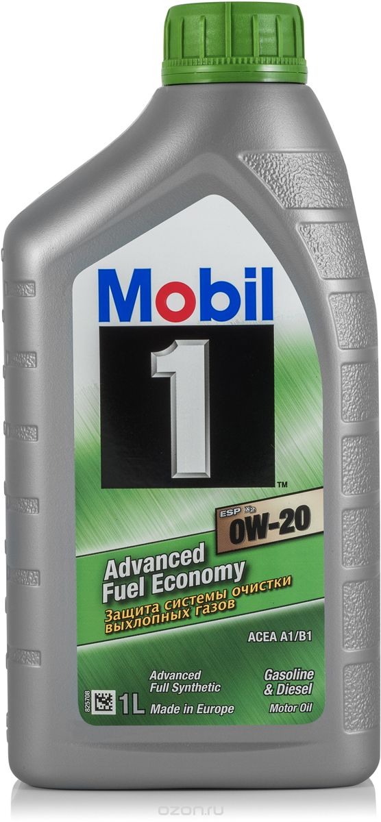 фото Моторное масло MOBIL 1 ESP X2 0W-20 4 л 