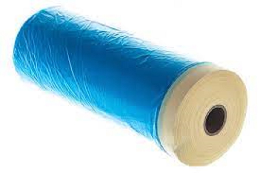 фото Маскирующая пленка Expert со статич эффектом с клеящей лентой 550мм*20м 