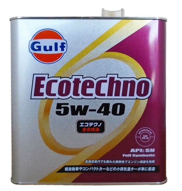 фото Моторное масло GULF Ecotechno SAE 5W-40 3л 