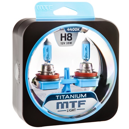 фото Набор ламп MTF HB3 12V 65W TITANIUM 4400K 
