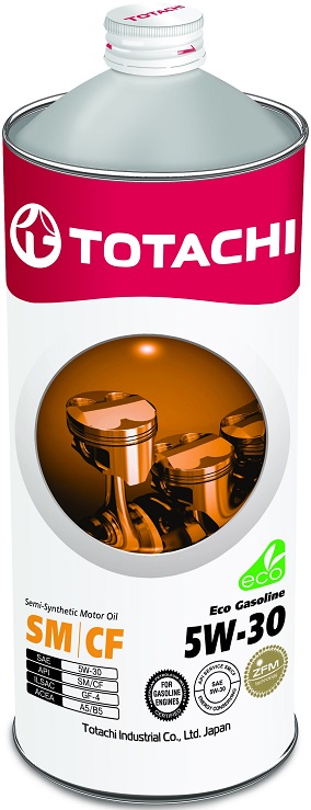 фото Моторное масло TOTACHI Eco Gasoline Semi-Synthetic SN/CF 5W-30 1л 