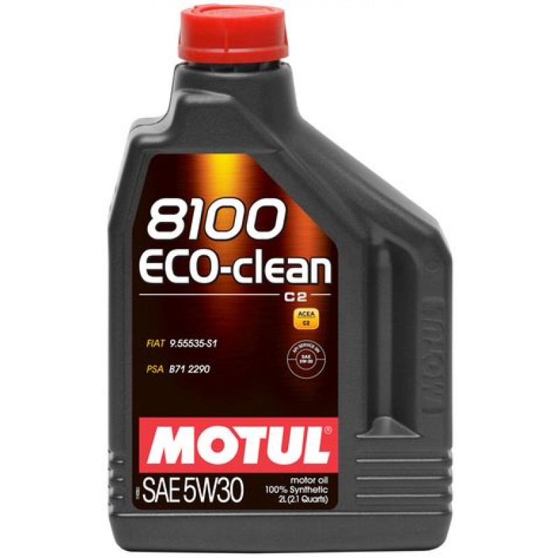 фото Моторное масло MOTUL 8100 Eco Clean 5W-30 A5/B5/C2 2л. 