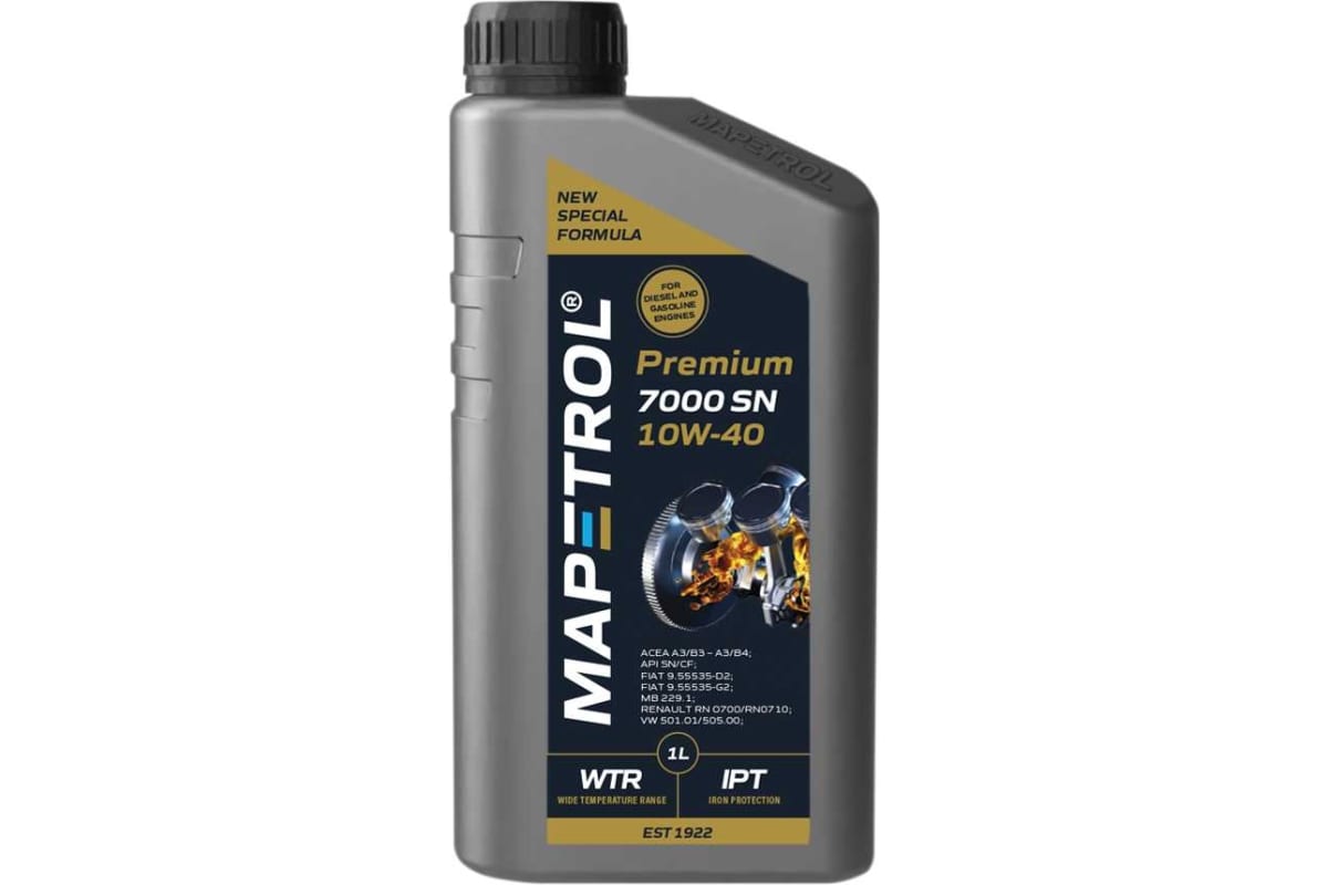 фото Моторное масло MAPETROL PREMIUM 7000 SN 15W40 1л. 
