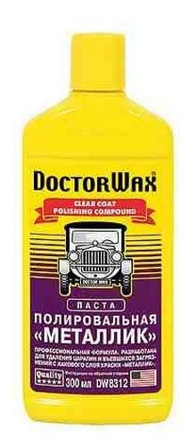 фото Полироль кузова металлик 300 мл. DOCTOR WAX DW8312 