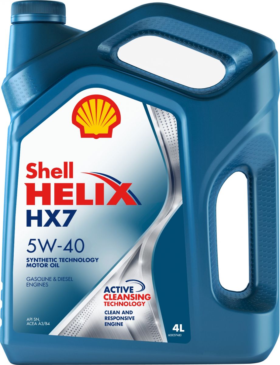 фото Моторное масло Shell Helix HX7 5W-40 4л 