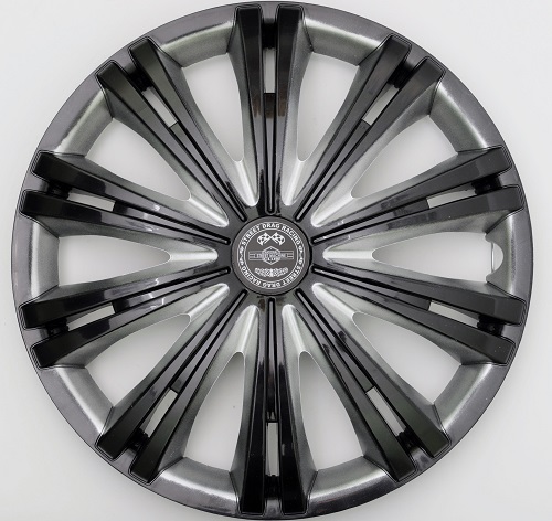 фото Колпаки колесные R14 "STAR" Гига черный глянец 4шт 