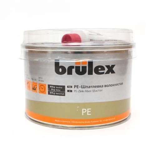 фото Шпатлевка Brulex волокнистая с отверд. (зеленая) 1,8 kg 