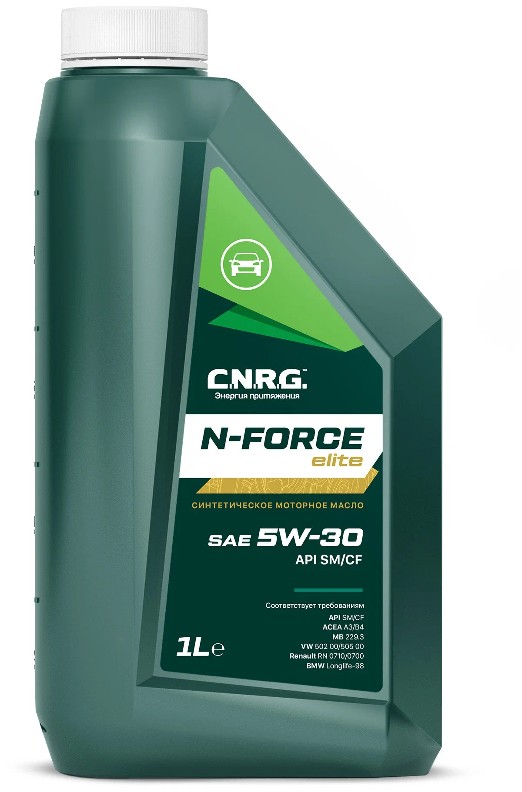 фото Моторное масло C.N.R.G. N-Force Elite 5W-30 SM/CF, 1л в пластике 