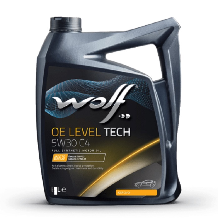 фото Моторное масло WOLF OE Level Tech C4 5W-30 5л 