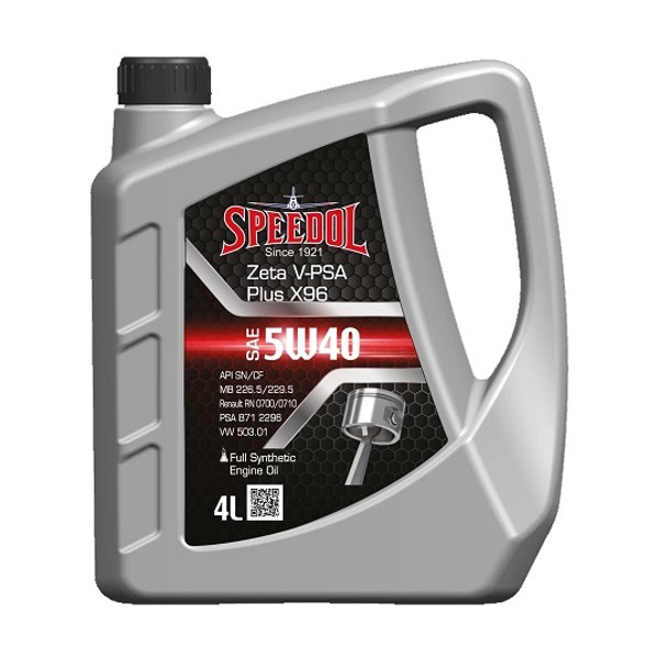 фото Моторное масло SPEEDOL ZETA V-PSA PLUS X96 5W-40, 4л 
