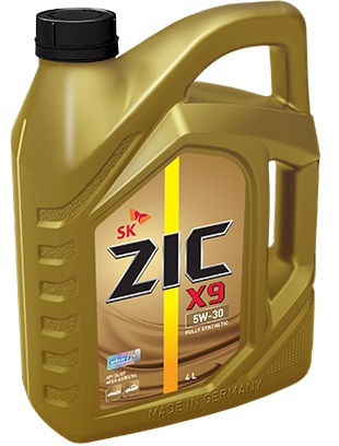 фото Моторное масло ZIC X9 5W-30, 4л 