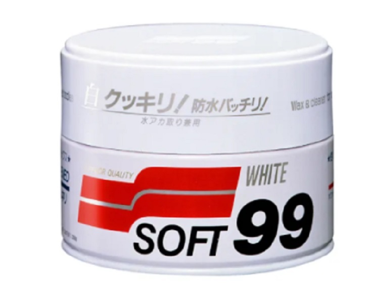 фото Soft99 Полироль для кузова защитный Soft Wax для светлых 350гр. 