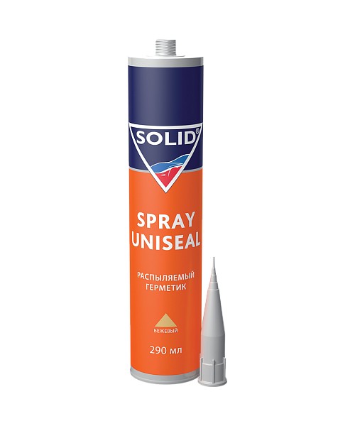 фото Герметик распыляемый Solid SPRAY UNISEAL бежевый 290мл 