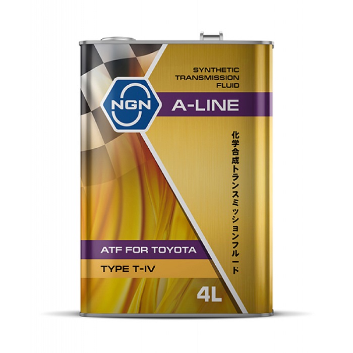 фото Трансмиссионное масло NGN ATF A-Line Type T-IV 4л. 