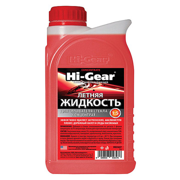 фото Жидкость в бачок омывателя концентрат (Лето) 1л. HI-GEAR 