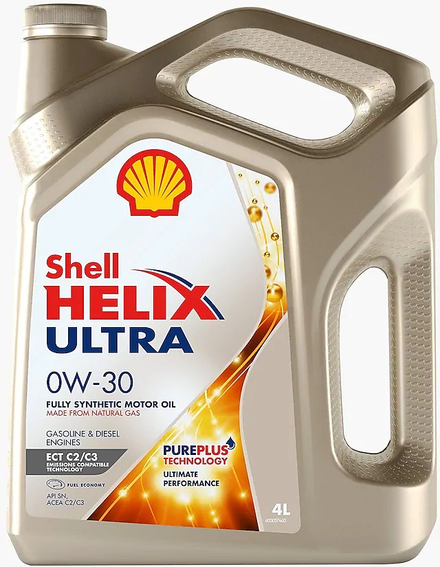 фото Моторное масло Shell Helix Ultra ECT C2/C3 0W-30 4л 