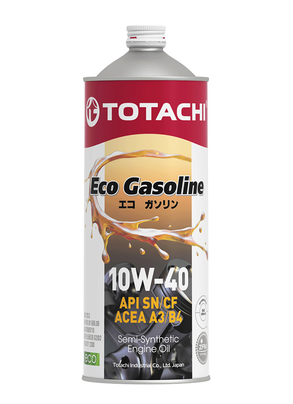 фото Моторное масло TOTACHI Eco Gasoline Semi-Synthetic SM/CF 10W-40 1л 