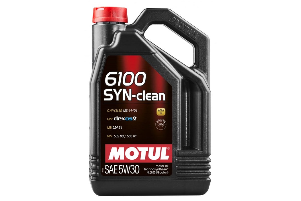 фото Моторное масло MOTUL 6100 SYN-CLEAN 5W-30 4+1л 