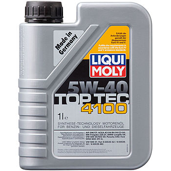 фото Моторное масло Liqui Moly Top Tec 4100 5W-40 SN/CF 1л 