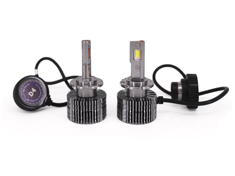 фото Светодиодные лампы Sariti HID TO LED D4S/R 12V 6000K с вентилятором для блока ксенон 