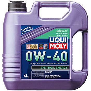 фото Моторное масло Liqui Moly Synthoil Energy 0W-40 SM/СF 4л 