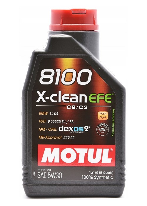 фото Моторное масло MOTUL 8100 X Clean EFE 5W-30 1л 