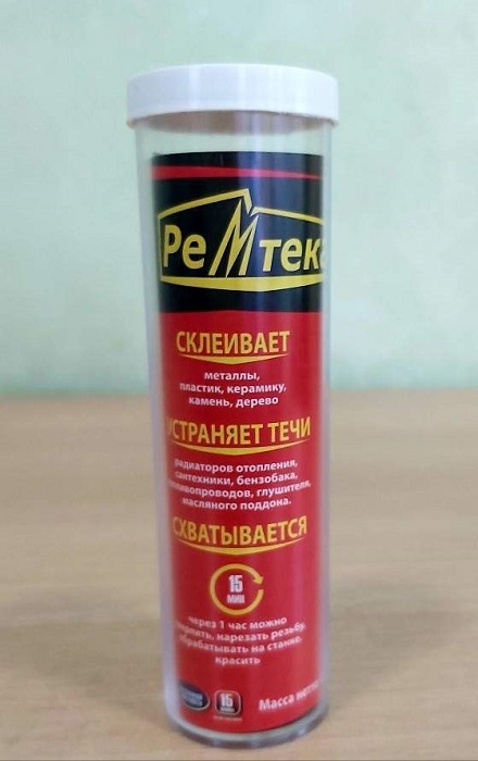 фото Клей - холодная сварка Ремтека универсальный 45гр РК-0101 