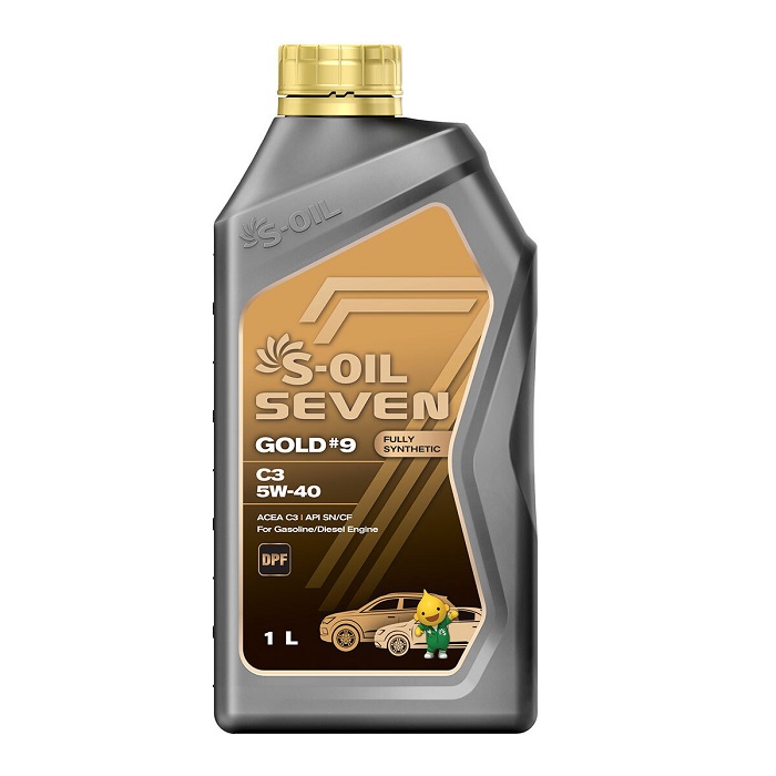 фото Моторное масло S-OIL Seven GOLD #9 C3 5W-40 1л. 
