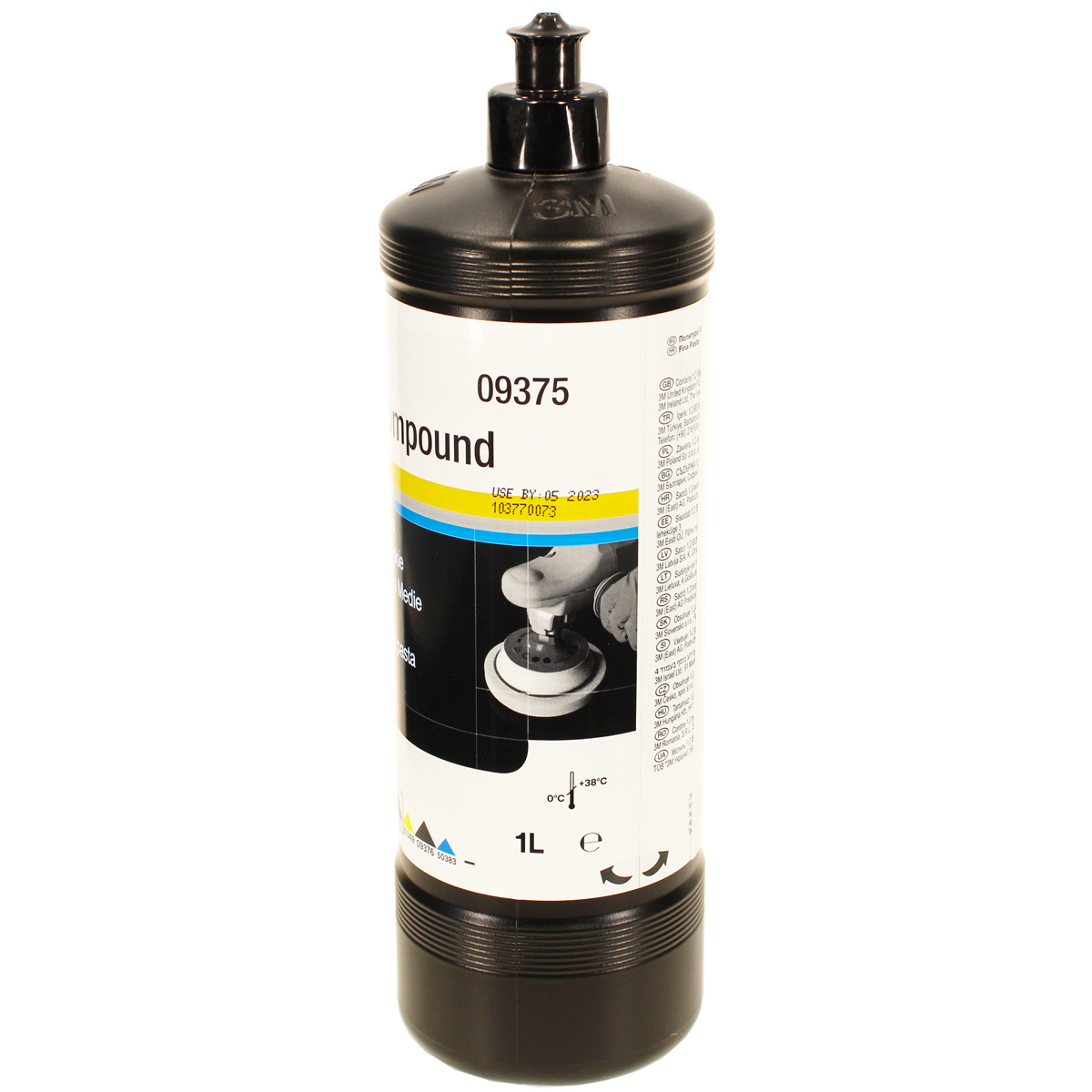 фото 3М паста абразивная полировальная Fast Cut 1л 09375 черный колпачок 