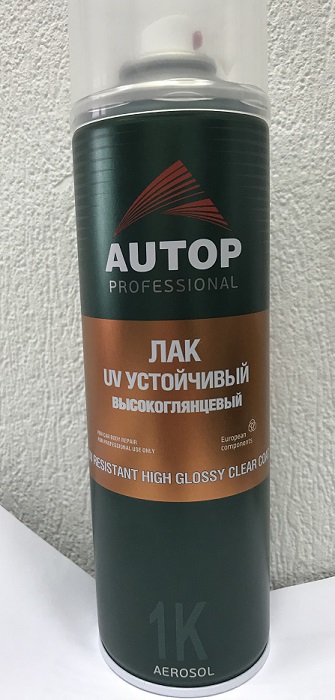 фото Лак устойчивый высокоглянцевый UV 650мл аэрозоль AUTOP Автон 