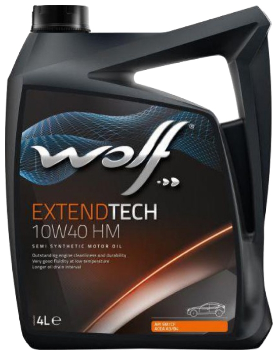 Картинка Моторное масло WOLF Extendtech 10W-40 HM 4л/4 