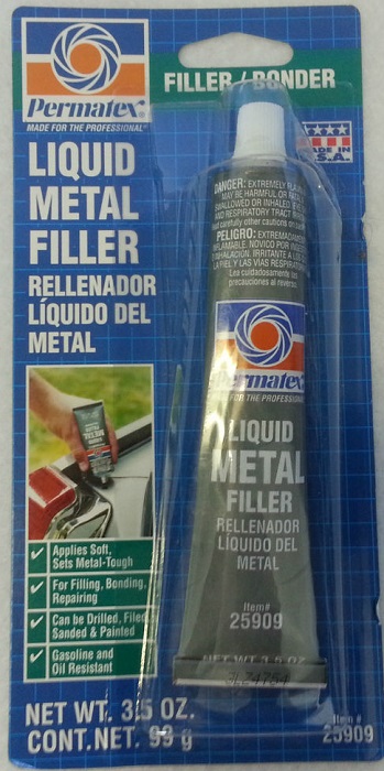 фото Шпатлевка-наполнитель Permatex Жидкая сталm 99г 