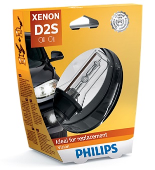 фото Автолампа ксенон Philips D2S 85V 35W Vision HH3 