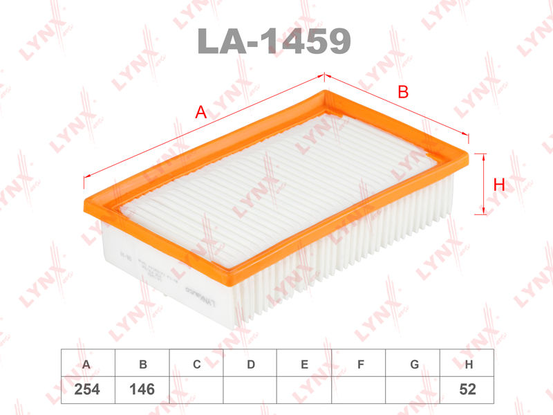 фото LA-1459 Фильтр воздушный LYNXauto 28113H-8100 