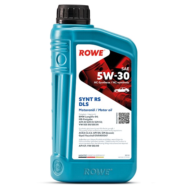 фото Моторное масло ROWE HIGHTEC SYNT RS DLS 5W-30 1л. 