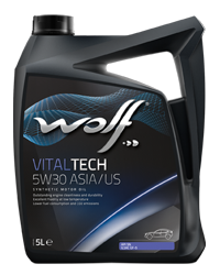 фото Моторное масло WOLF Vitaltech 5W-30 SP 4л 