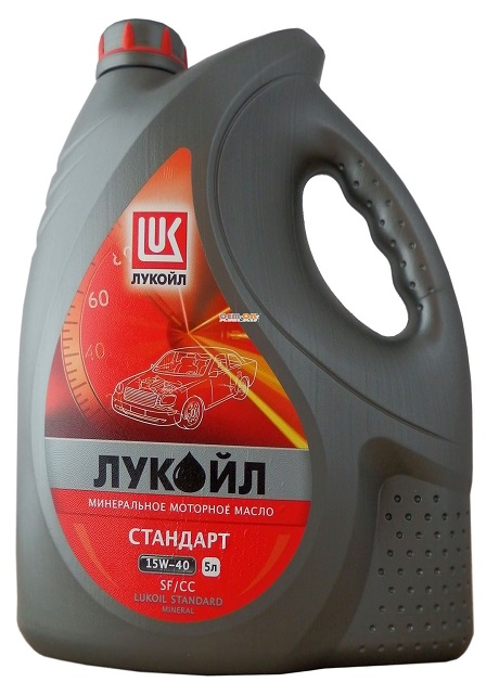 фото Моторное масло Лукойл Стандарт SAE 15W-40 API SF/CC 5л 