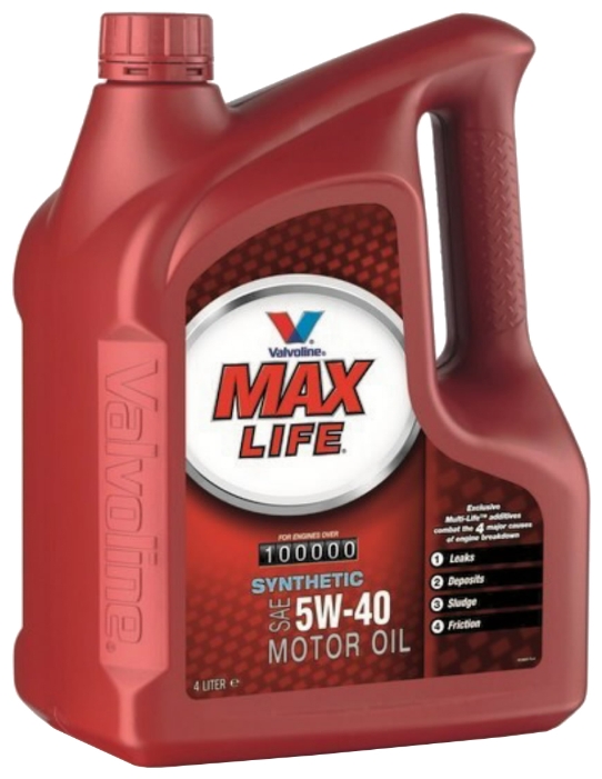 фото Моторное масло Valvoline MAXLIFE SAE 5W-40 4л. 