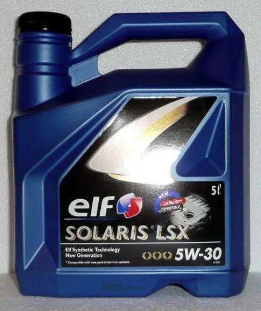фото Моторное масло Elf SOLARIS LSX 5W-30 5л. 