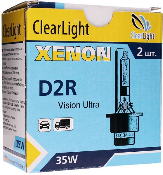 фото Автолампа ксенон ClearLight D2R 6000K 