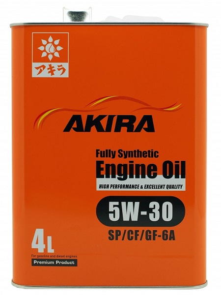 фото Моторное масло AKIRA Engine OIL FS 5W-30 SP/CF/GF-6A 4л 
