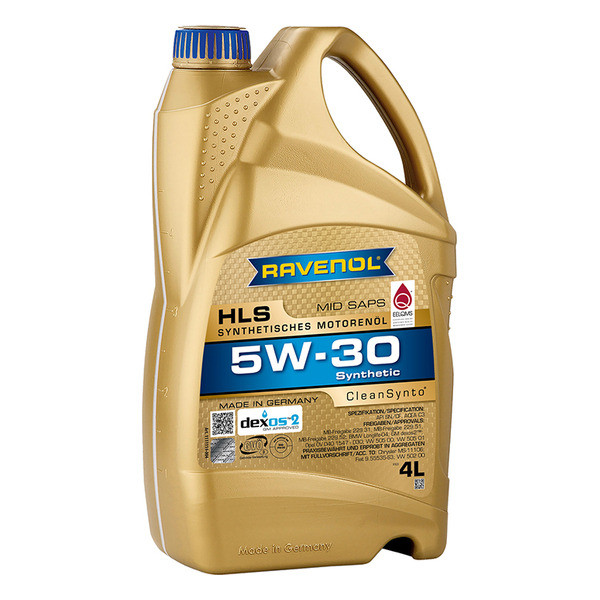 фото Моторное масло RAVENOL HLS SAE 5W-30, 4л 