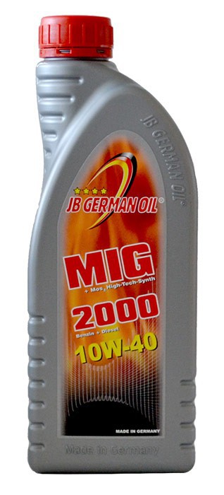 Картинка Моторное масло JB GERMAN OIL MIG 2000 MOS 2 SAE 10W-40 1 л  