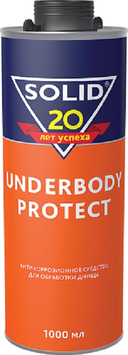 фото Антикорозийное средство SOLID Underbody Protect для обработки днища 1000мл 