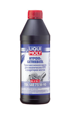 фото Трансмиссионное масло Liqui Moly Hypoid-Getriebeoil TDL 75W-90 GL4/GL5/MT1 1л 
